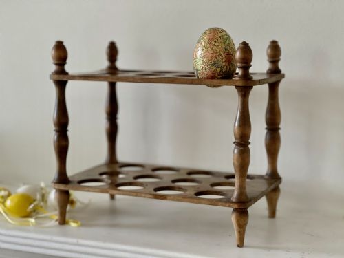 ANTIQUE TREEN EGG RACK - ADDITIONAL PHOTO 2