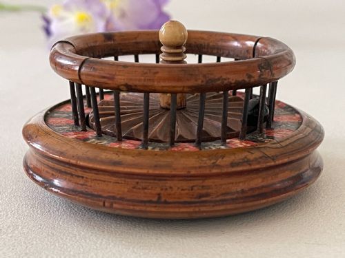 AN UNUSUAL 19TH CENTURY MINI ROULETTE GAME EX CHARLTON COLLECTION - ADDITIONAL PHOTO 9