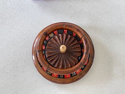 AN UNUSUAL 19TH CENTURY MINI ROULETTE GAME EX CHARLTON COLLECTION - ADDITIONAL PHOTO 10