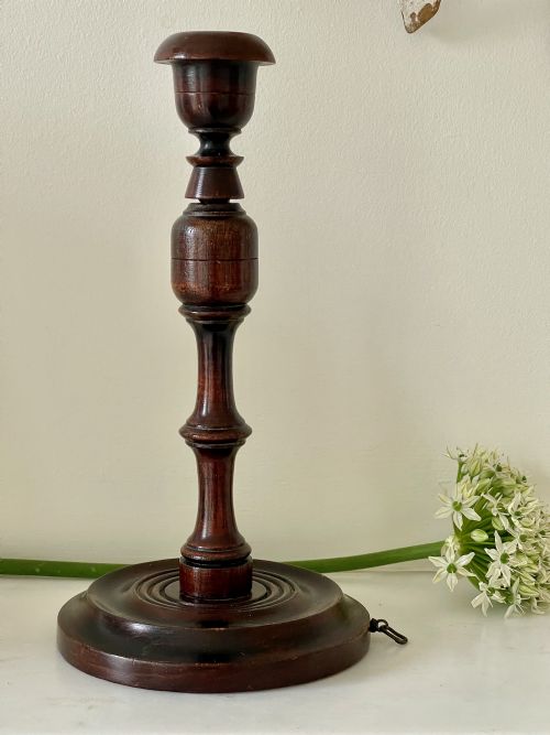 A RARE TRAVELLING CAMPAIGN CANDLESTICK - ADDITIONAL PHOTO 1