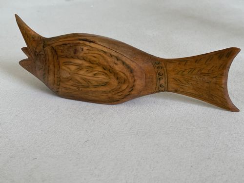 ANTIQUE FISH SHAPED SNUFF BOX - ADDITIONAL PHOTO 1