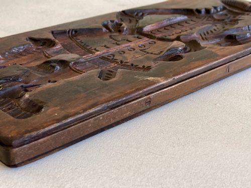 ANTIQUE DOUBLESIDED GINGERBREAD MOULD WILLIAM OF ORANGE WIFE MARY - ADDITIONAL PHOTO 2