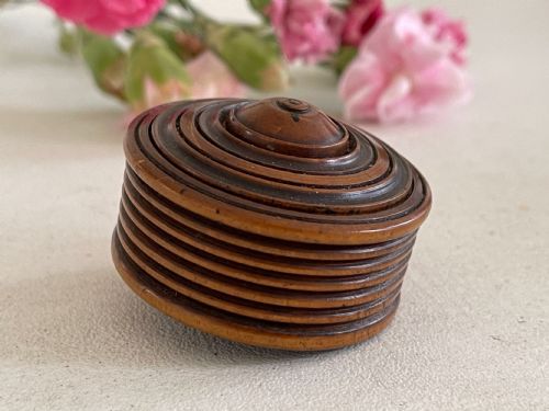 ANTIQUE TREEN PUZZLE BOX - ADDITIONAL PHOTO 1