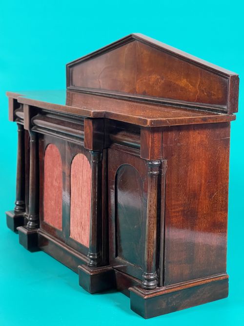 a miniature antique treen chiffonier travelling sales piece - CATEGORY: ANTIQUE MISCELLANEOUS - DATED 19TH CENTURY