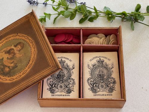 A GEORGIAN GAMES BOX FOR BEZIQUE PIQUET - ADDITIONAL PHOTO 2