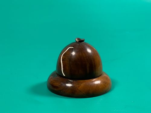 antique treen bee hive string box - CATEGORY: ANTIQUE BOXES - DATED 19TH CENTURY