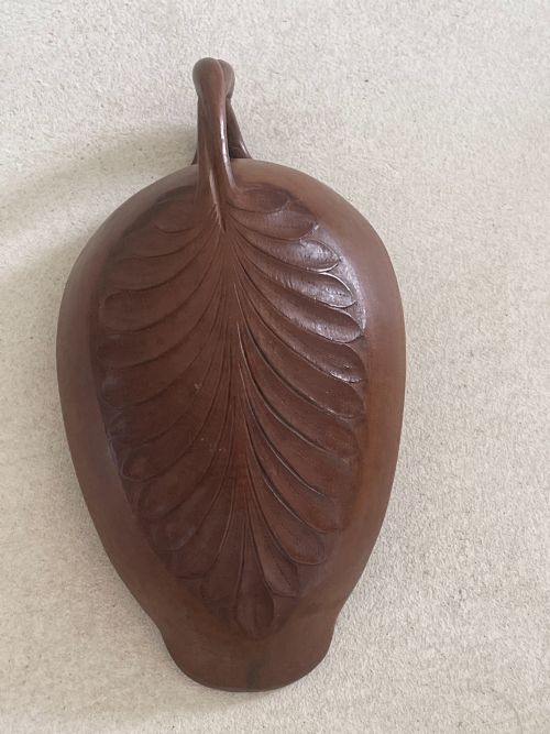 ANTIQUE TREEN PAP BOAT - ADDITIONAL PHOTO 2