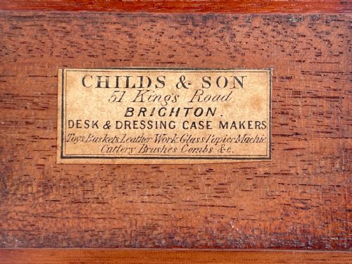 A SMALL DESK TRAY OR GAMBLING COUNTER TRAY ORIGINAL TRADE LABEL - ADDITIONAL PHOTO 3