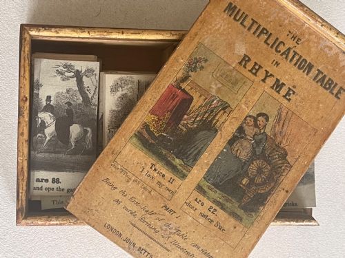 antique multiplication table in rhyme by john betts - CATEGORY: ANTIQUE MISCELLANEOUS - DATED 19TH CENTURY