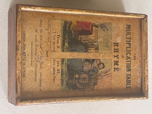 ANTIQUE MULTIPLICATION TABLE IN RHYME BY JOHN BETTS - ADDITIONAL PHOTO 6