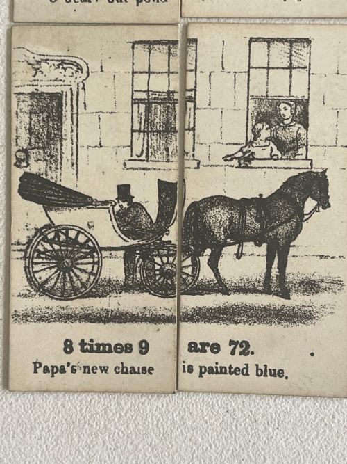 ANTIQUE MULTIPLICATION TABLE IN RHYME BY JOHN BETTS - ADDITIONAL PHOTO 10