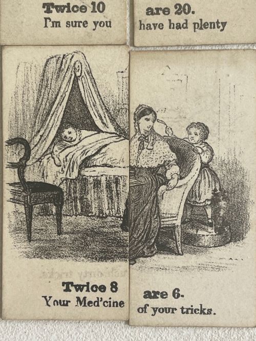 ANTIQUE MULTIPLICATION TABLE IN RHYME BY JOHN BETTS - ADDITIONAL PHOTO 11