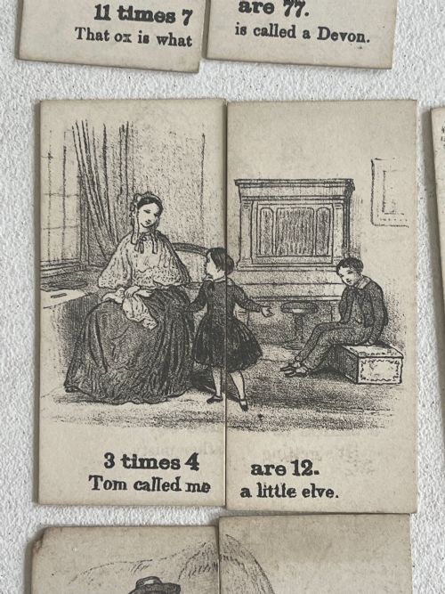 ANTIQUE MULTIPLICATION TABLE IN RHYME BY JOHN BETTS - ADDITIONAL PHOTO 13