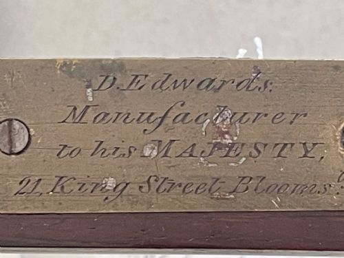 A TOP QUALITY LONDON MAKERS ROSEWOOD LETTER BOX - ADDITIONAL PHOTO 5