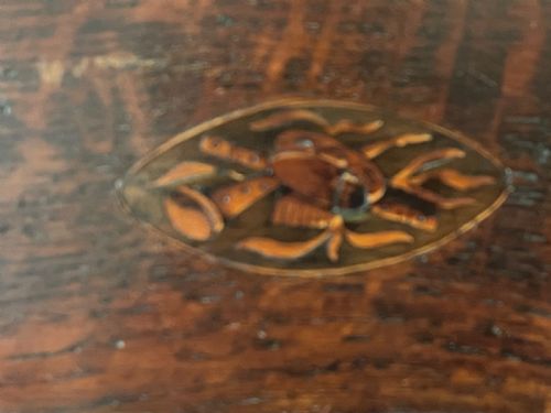 ANTIQUE OAK CANDLE BOX LOVELY COLOUR - ADDITIONAL PHOTO 1