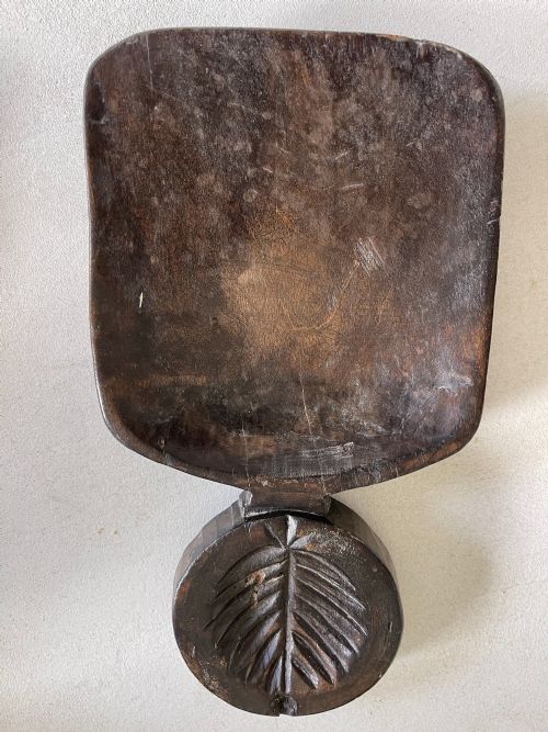 AN UNUSUAL WELSH BUTTER SCOOP BUTTER PRINT - ADDITIONAL PHOTO 2