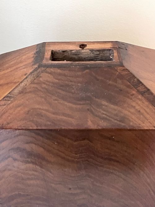 AN ANTIQUE HOUSE SHAPED MONEY BOX - ADDITIONAL PHOTO 1