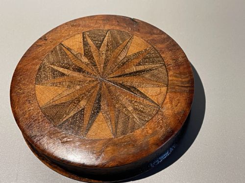 ANTIQUE SNUFF BOX SPECIMEN WOODS - ADDITIONAL PHOTO 2