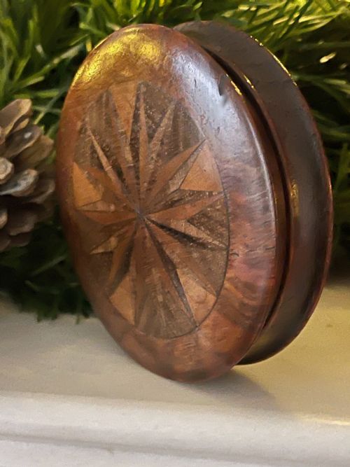 ANTIQUE SNUFF BOX SPECIMEN WOODS - ADDITIONAL PHOTO 3
