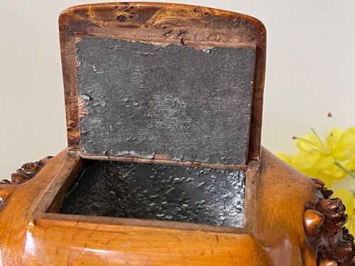 A N IMPRESSIVE LARGE ANTIQUE TABLE BURR SNUFF BOX - ADDITIONAL PHOTO 3