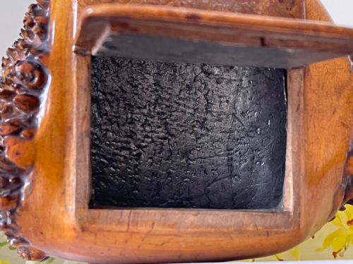 A N IMPRESSIVE LARGE ANTIQUE TABLE BURR SNUFF BOX - ADDITIONAL PHOTO 5