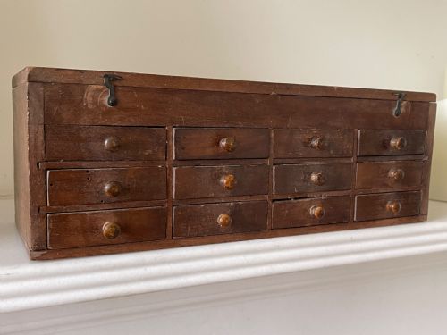 an antique watchmaker's box - CATEGORY: ANTIQUE BOXES - DATED 1910
