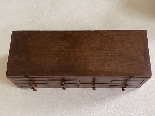 AN ANTIQUE WATCHMAKER'S BOX - ADDITIONAL PHOTO 3