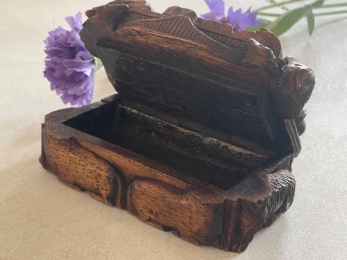 AN ANTIQUE SCOTTISH BLIND MANS SNUFF BOX - ADDITIONAL PHOTO 2