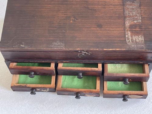 ANTIQUE WATCHMAKERS DRAWERS - ADDITIONAL PHOTO 2