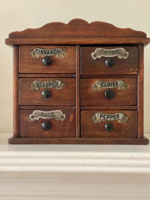 antique spice drawers - CATEGORY: ANTIQUE CUPBOARDS - DATED 19TH CENTURY
