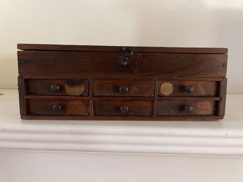 ANTIQUE WATCHMAKERS DRAWERS - ADDITIONAL PHOTO 3