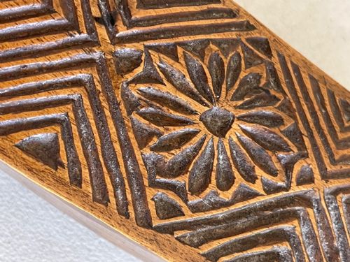 AN ANTIQUE CARVED PRESSMOULD - ADDITIONAL PHOTO 1