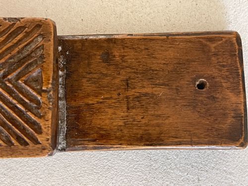 AN ANTIQUE CARVED PRESSMOULD - ADDITIONAL PHOTO 2
