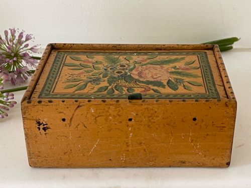 A Georgian Antique Tunbridge Ware Reel Box