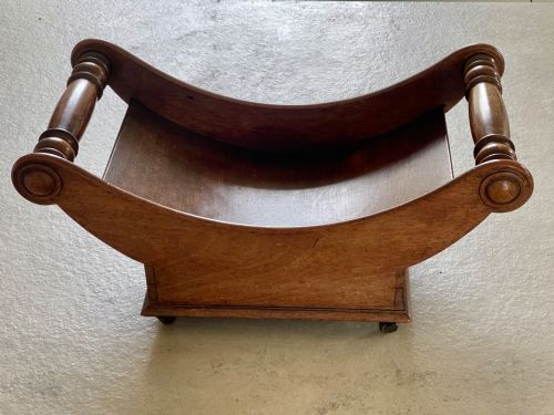 An Antique Georgian Cheese Coaster - On Original Castors