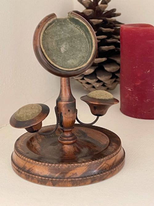 Antique Pocket Watch & Sewing Stand