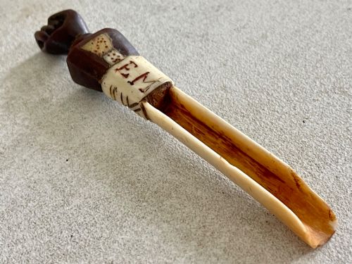 Antique Apple Corer -  with Clenched Fist
