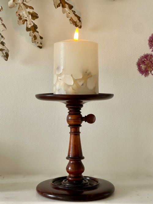 A Georgian Adjustable Candle Stand