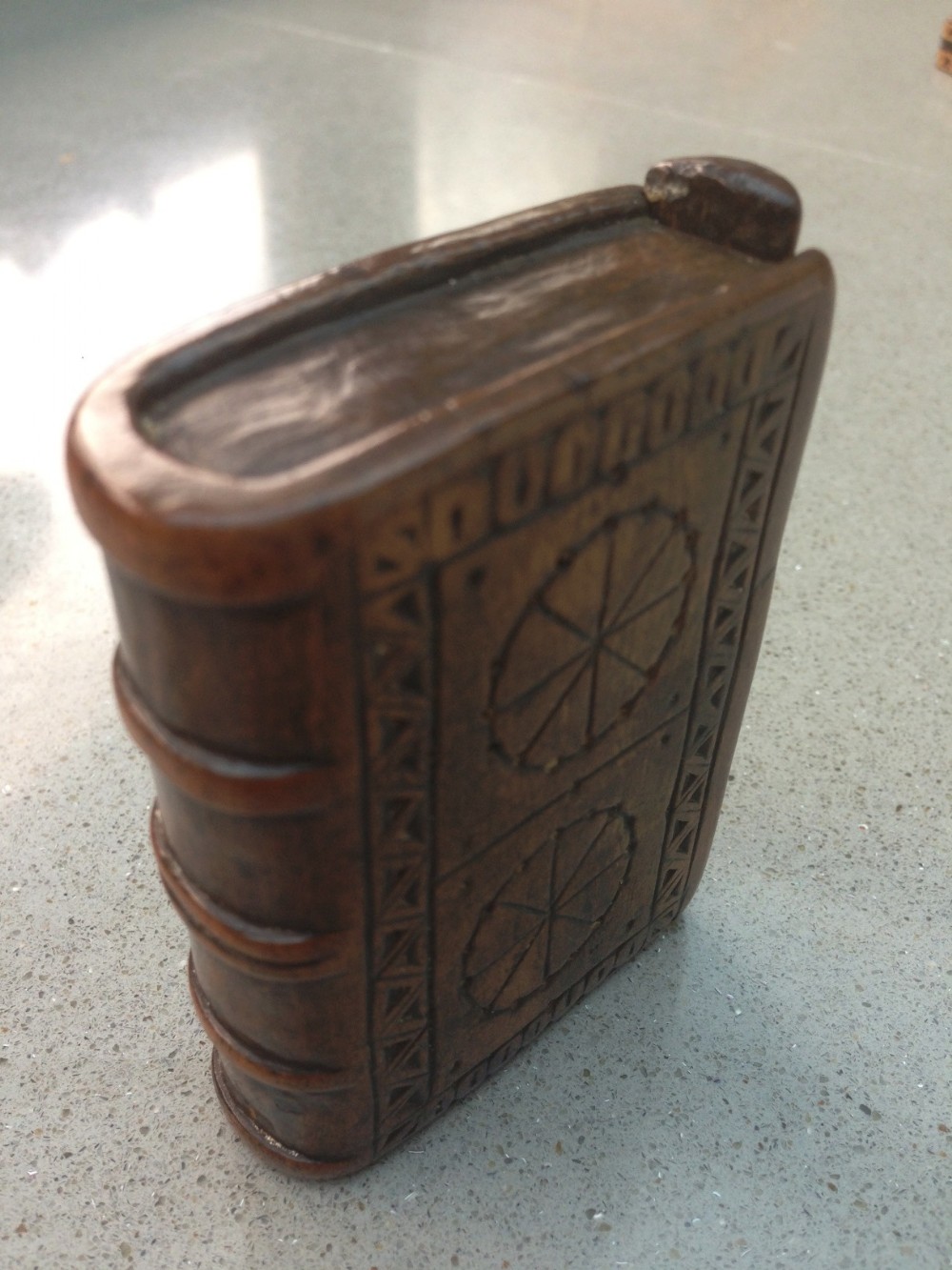An Antique Snuff Box in the form of a Book