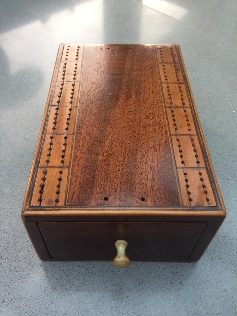 A Fine Georgian Cribbage Board