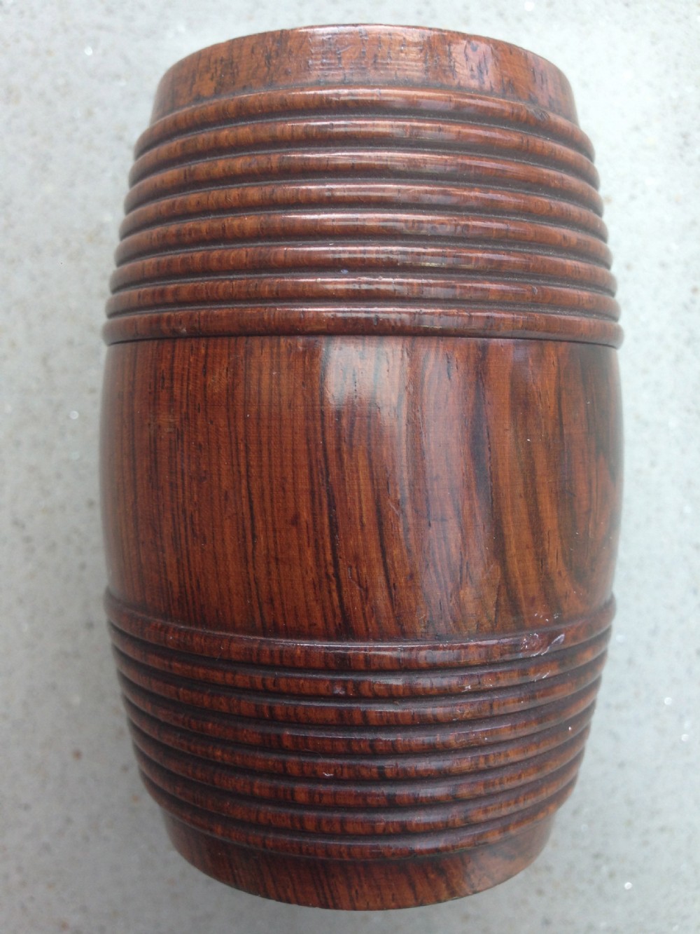 A 19th Century Rosewood Pounce Pot