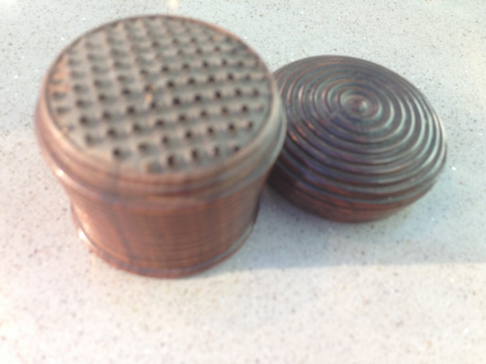 Kingwood turned nutmeg grater