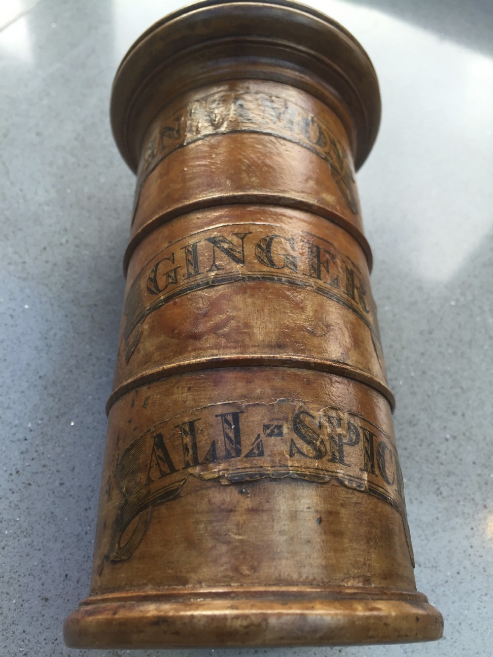 An early to mid 19th century Spice Tower