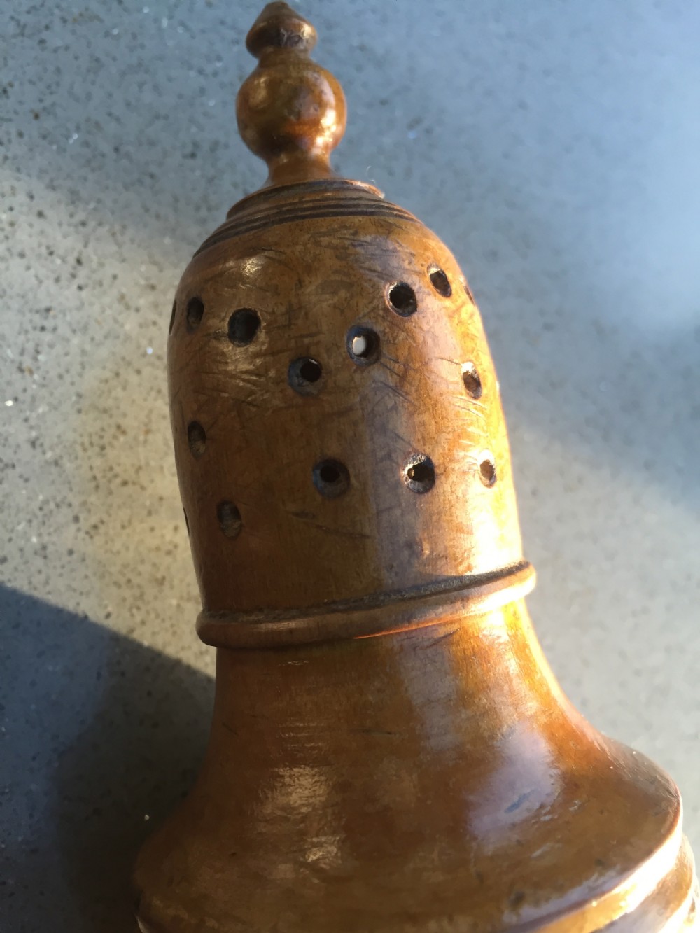 An early 19th century spice muffineer