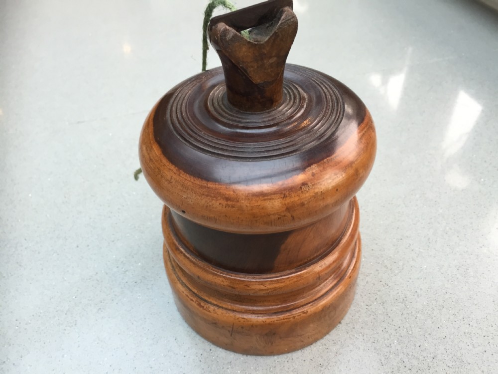A 19th century lignum vitae string box