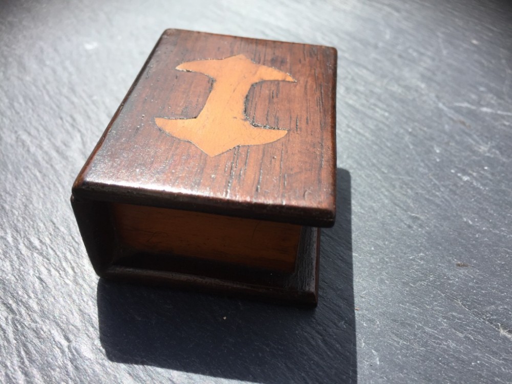 Antique Snuff Book Box