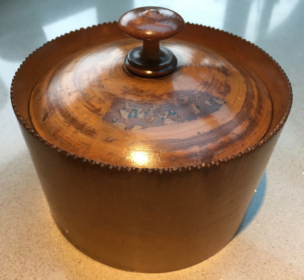 Antique  Treen Spice Box