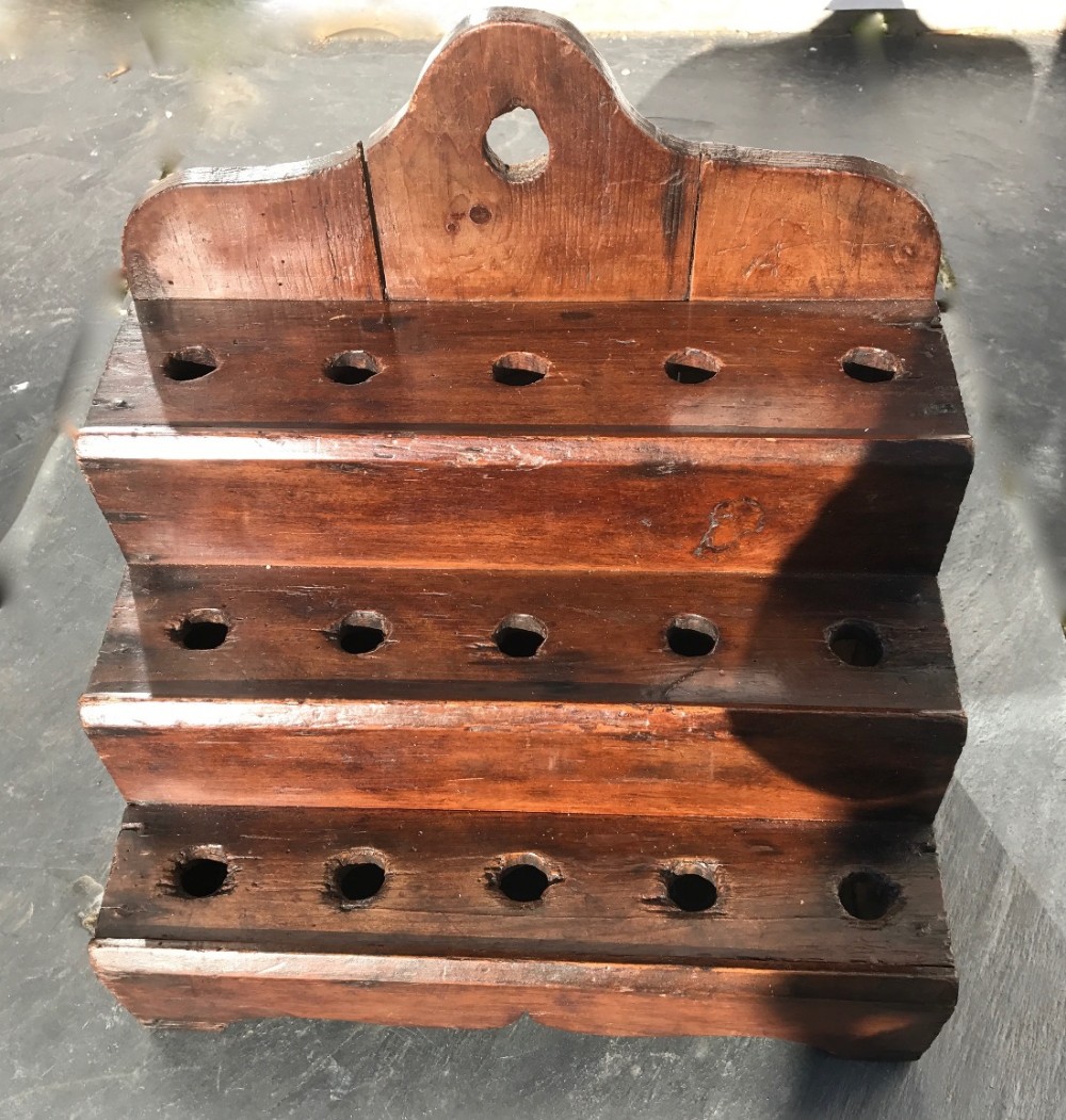Antique Welsh Stepped Spoon Rack