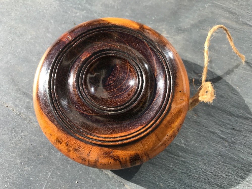 Antique Treen Laburnum Yo Yo