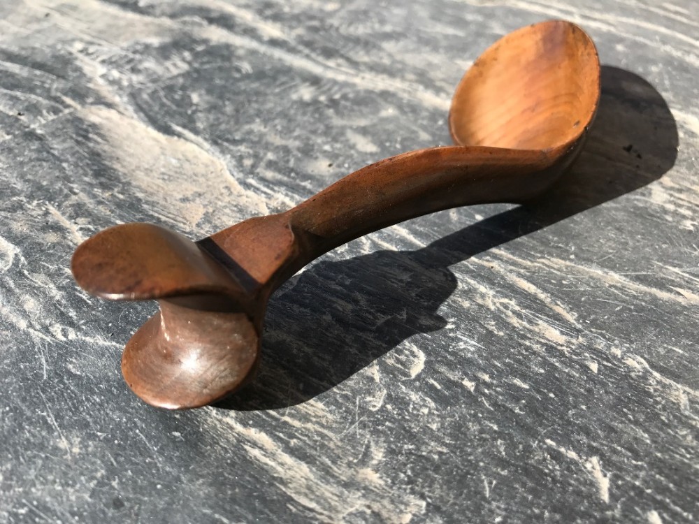 A rare 18th century Welsh Invalid Spoon